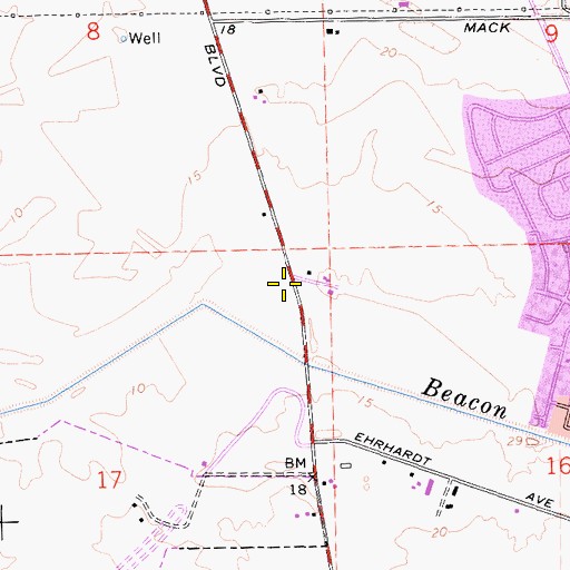Topographic Map of Union House (historical), CA
