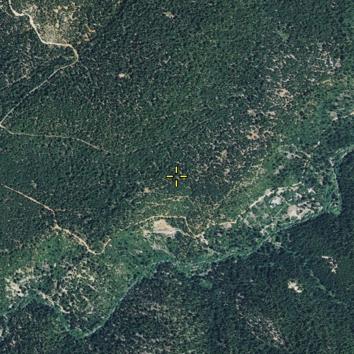 Aerial/Satellite Image of Big Flat Cemetery, CA