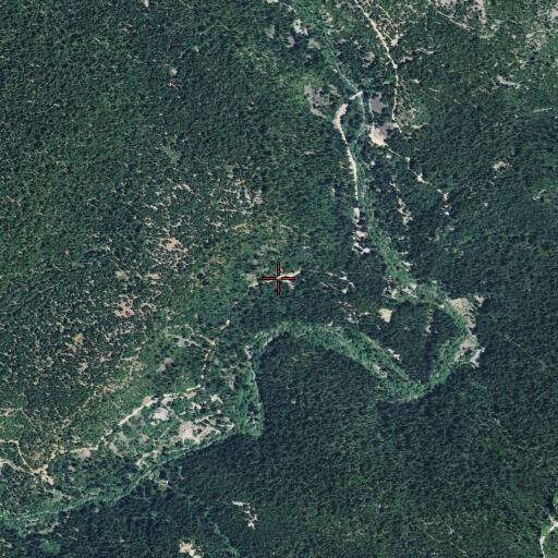 Aerial/Satellite Image of Glazier Mine, CA