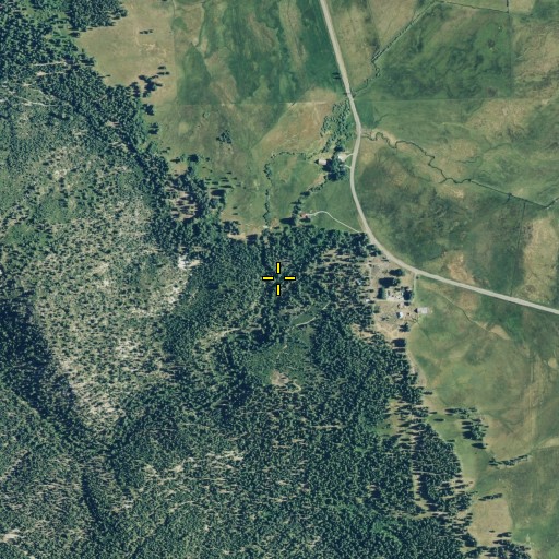 Aerial/Satellite Image of Wild Bill Canyon, CA