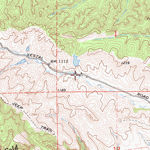 Topographic Map of Pete Hoff Place, CA