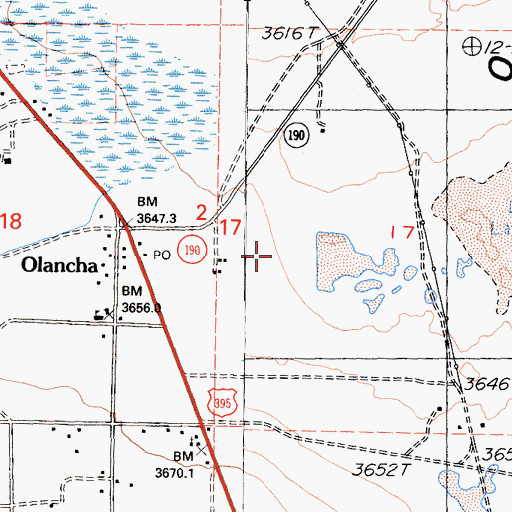 Topographic Map of Adamson Landing Field (historical), CA