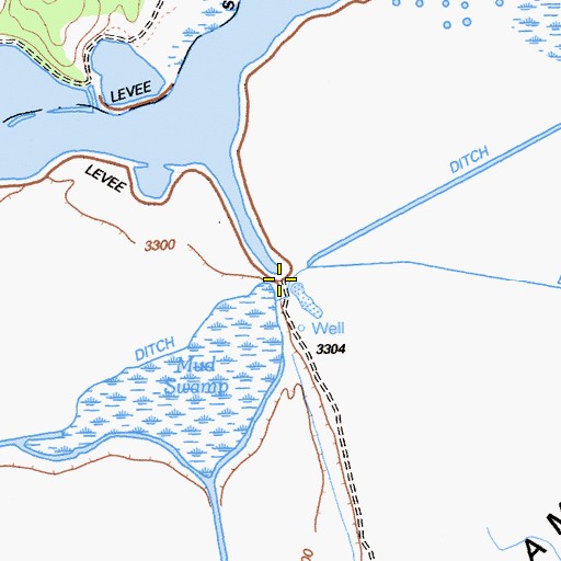 Topographic Map of Rat Farm (not official), CA