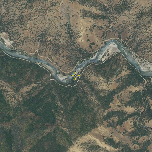 Aerial/Satellite Image of Camp Four Campground, CA