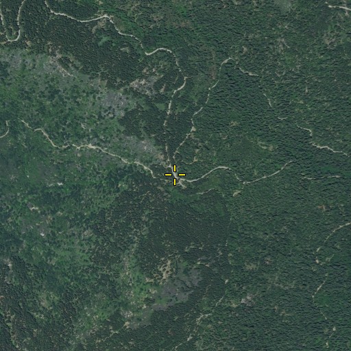 Aerial/Satellite Image of Nutmeg Saddle, CA