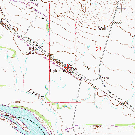 Lakeside School (historical), MT