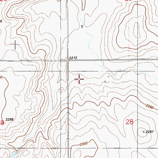 Topographic Map of Enterprise Post Office (historical), MT