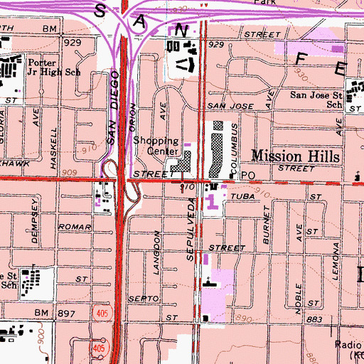 Topographic Map of Hickson, CA