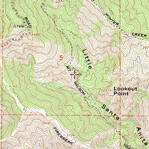 Topographic Map of Orchard Camp (historical), CA