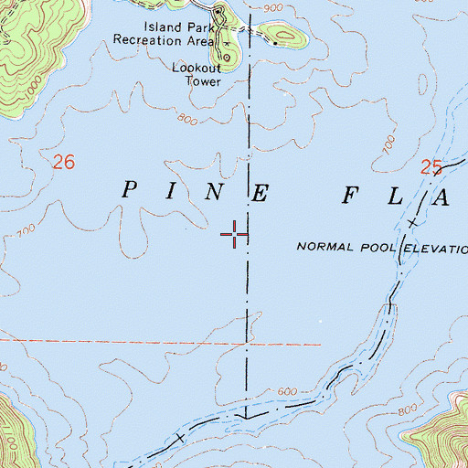 Topographic Map of Pine Grove School (historical), CA