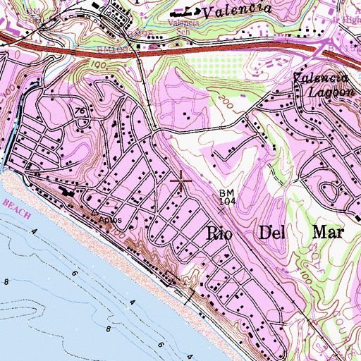 Topographic Map of Farley (historical), CA