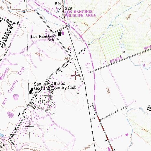 Topographic Map of Steele (historical), CA