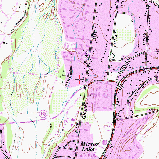 Topographic Map of Long Valley, CA