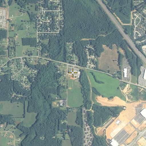 Aerial/Satellite Image of Oakland Elementary School, GA