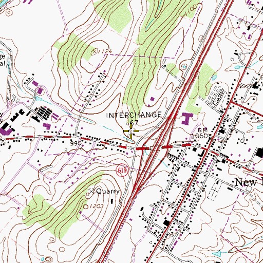 Topographic Map of Museum of American Calvary, VA