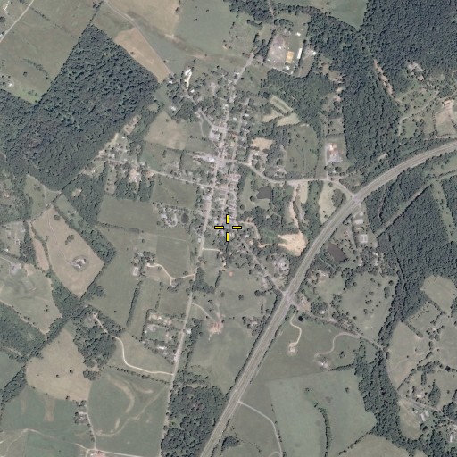 Aerial/Satellite Image of Washington Baptist Church, VA