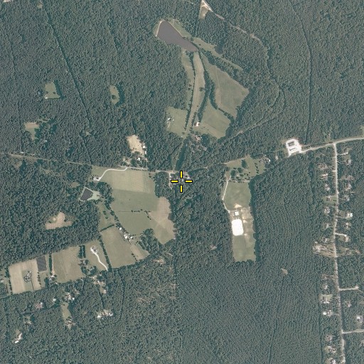 Aerial/Satellite Image of Saint Lukes Cemetery, VA