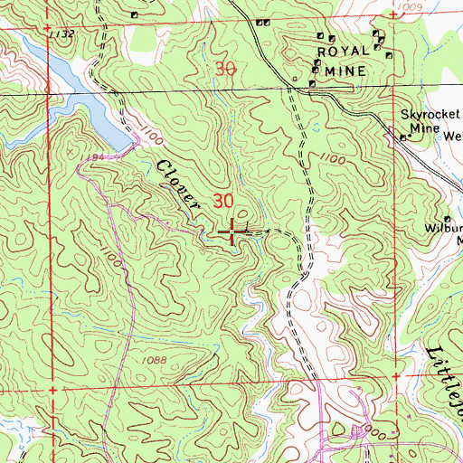 Topographic Map of Empire Mine, CA