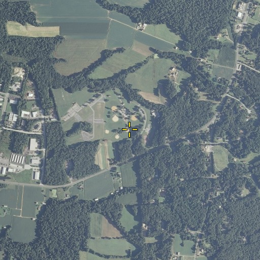 Aerial/Satellite Image of Hallowing Point Park, MD