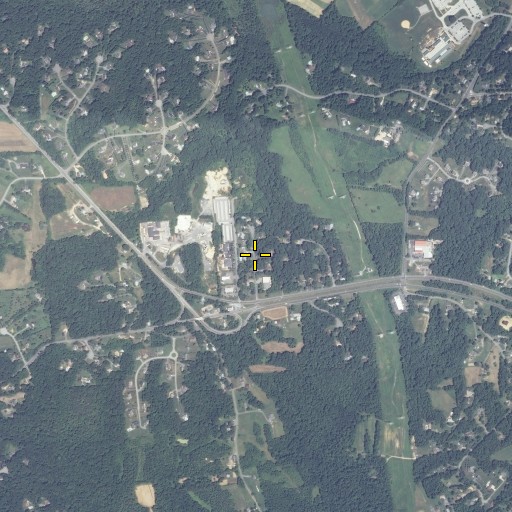 Aerial/Satellite Image of Paris Estates, MD