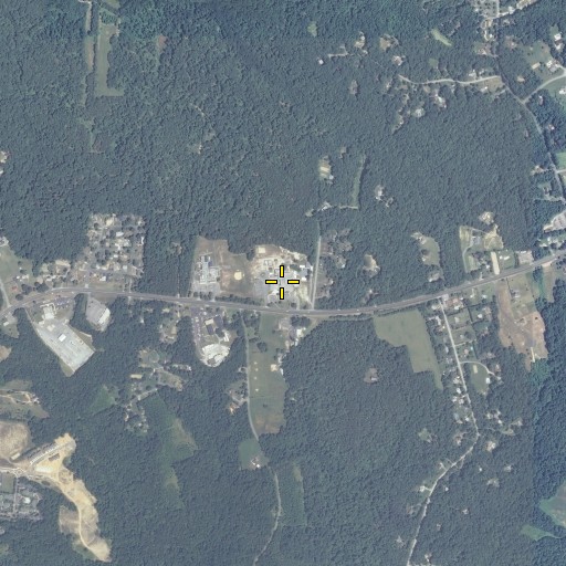 Aerial/Satellite Image of Calvert Elementary School, MD