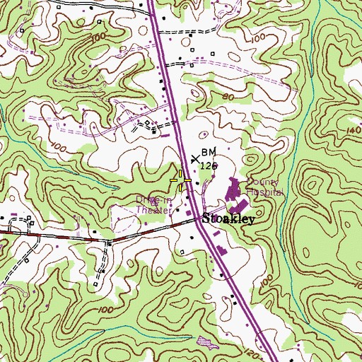 Topographic Map of Southern Maryland Islamic Center, MD