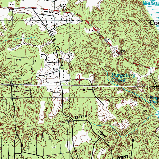Topographic Map of Brianwood, MD