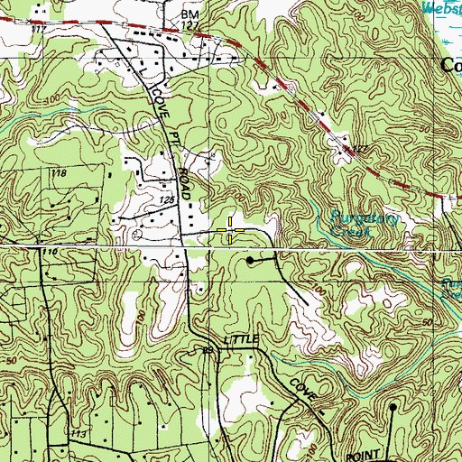 Topographic Map of Brianwood, MD