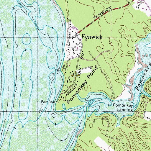 Topographic Map of McGhiesport, MD