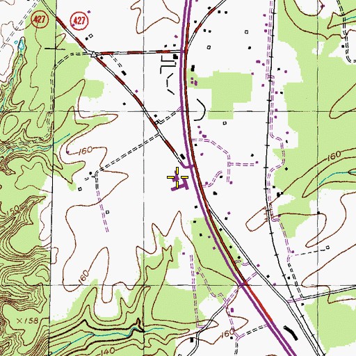 Topographic Map of Bel Alton Facility, MD