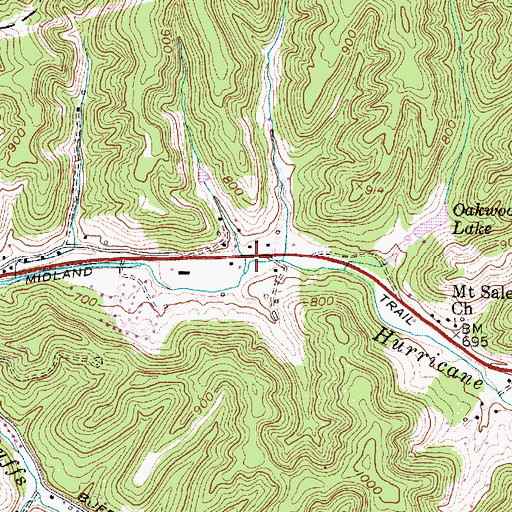 Topographic Map of Leyton Fisher Spring, WV