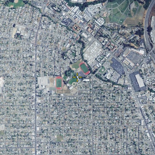 Aerial/Satellite Image of Salesian High School, CA