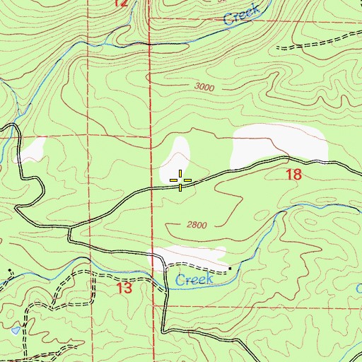 Topographic Map of Camp Digger Butte (historical), CA