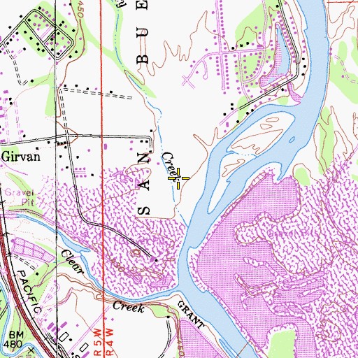 Topographic Map of Cascade Park, CA