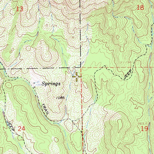 Topographic Map of Fitzpatrick (historical), CA
