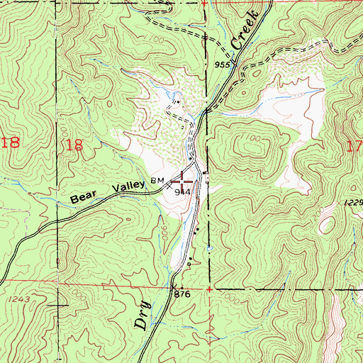 Topographic Map of Sherman, CA