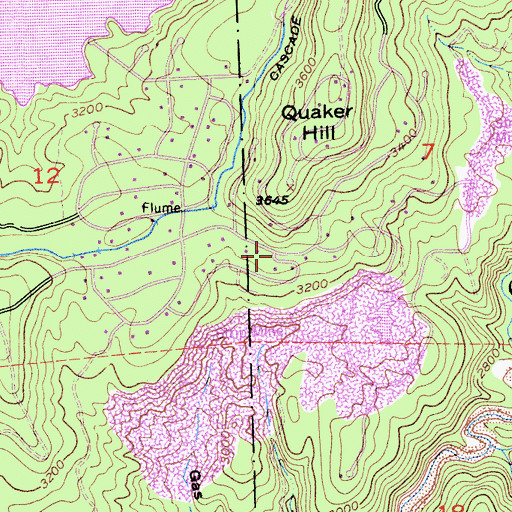 Topographic Map of Quaker Hill (historical), CA