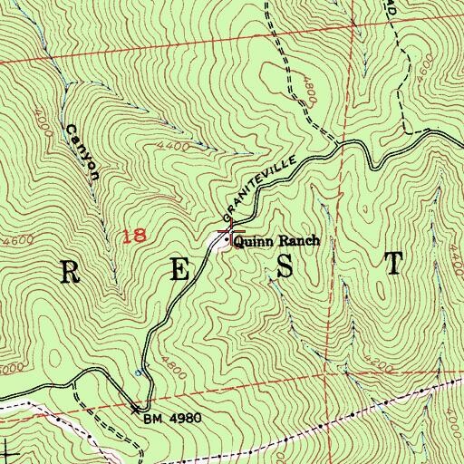 Topographic Map of Shands (historical), CA