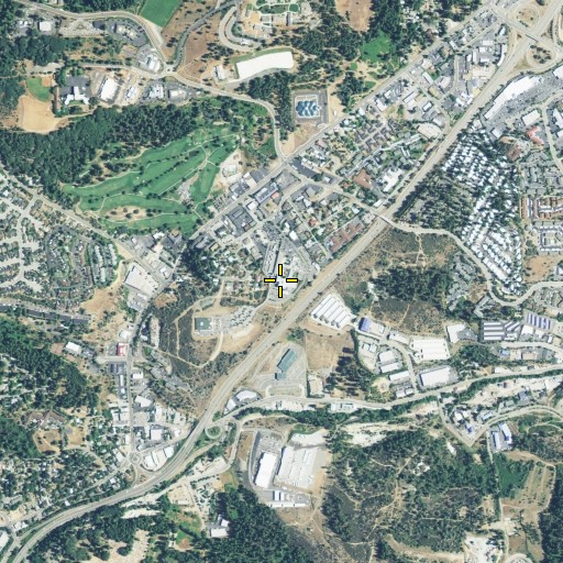 Aerial/Satellite Image of Dignity Health Sierra Nevada Memorial Hospital, CA