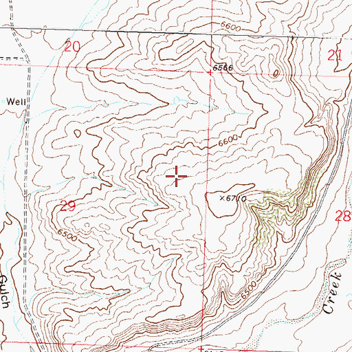 Topographic Map of Emerson Mine, CO