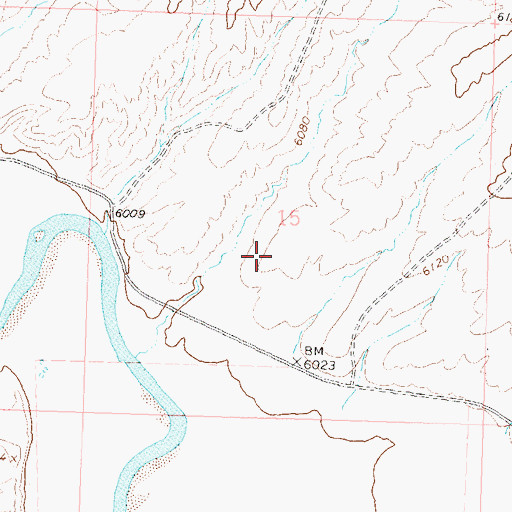 Topographic Map of Airborne Anomaly B17-94 Mine, CO