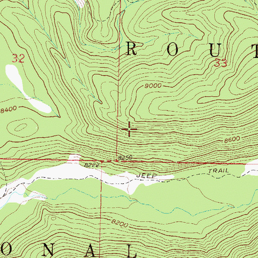 Topographic Map of Floyd Peak Adit, CO