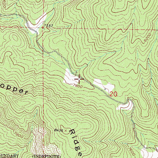Topographic Map of Hogue Pit, CO