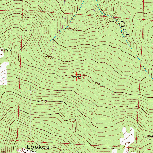 Topographic Map of Calypso Beryl Number One Mine, CO
