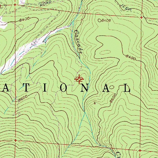 Topographic Map of Primrose Beryl Claim, CO