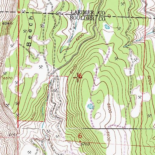 Topographic Map of Redstone Quarry, CO