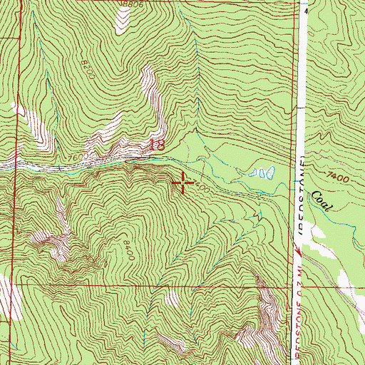 Topographic Map of Lincoln Pride Mine, CO