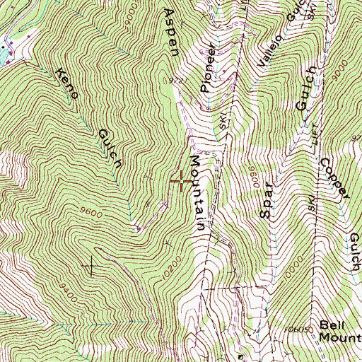 Topographic Map of Mayflower Tunnel Mine, CO