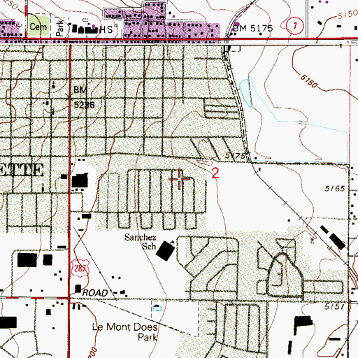 Topographic Map of Senator Mine, CO