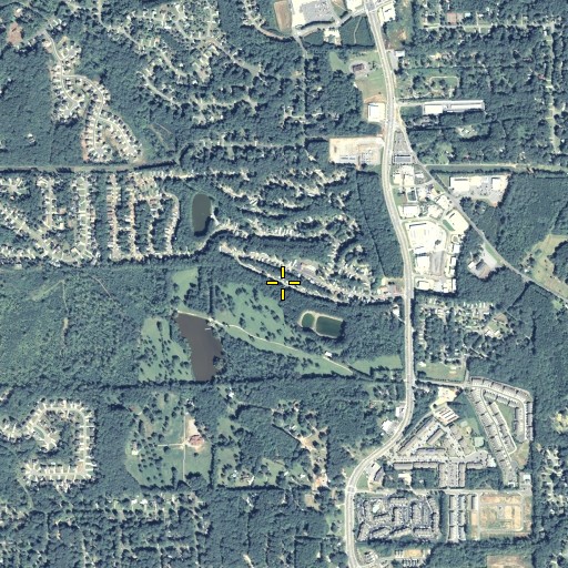 Aerial/Satellite Image of Shadowood Mobile Home Park, GA